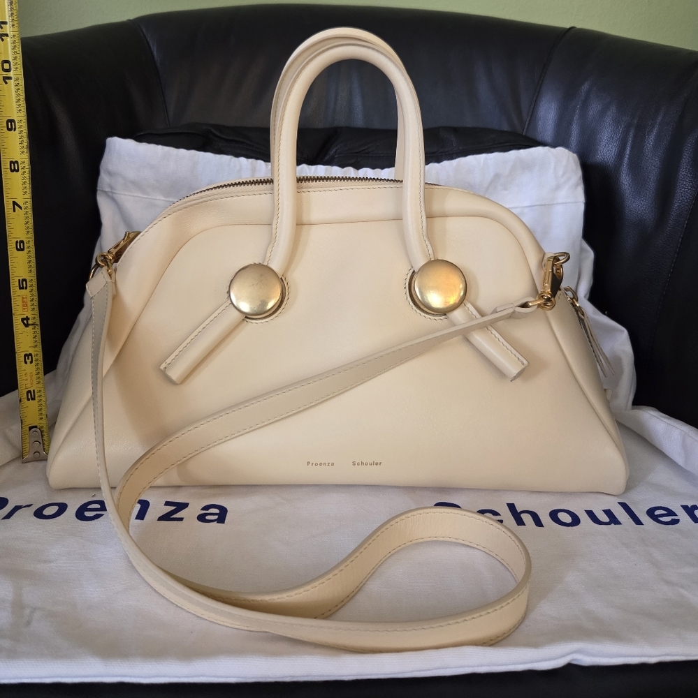 Proenza Schouler Cream Leather Handbag